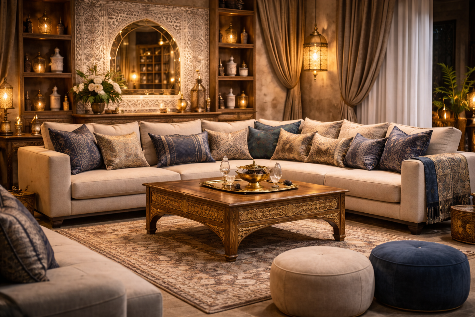 Visuel premium d’artisanat et décoration marocaine haut de gamme