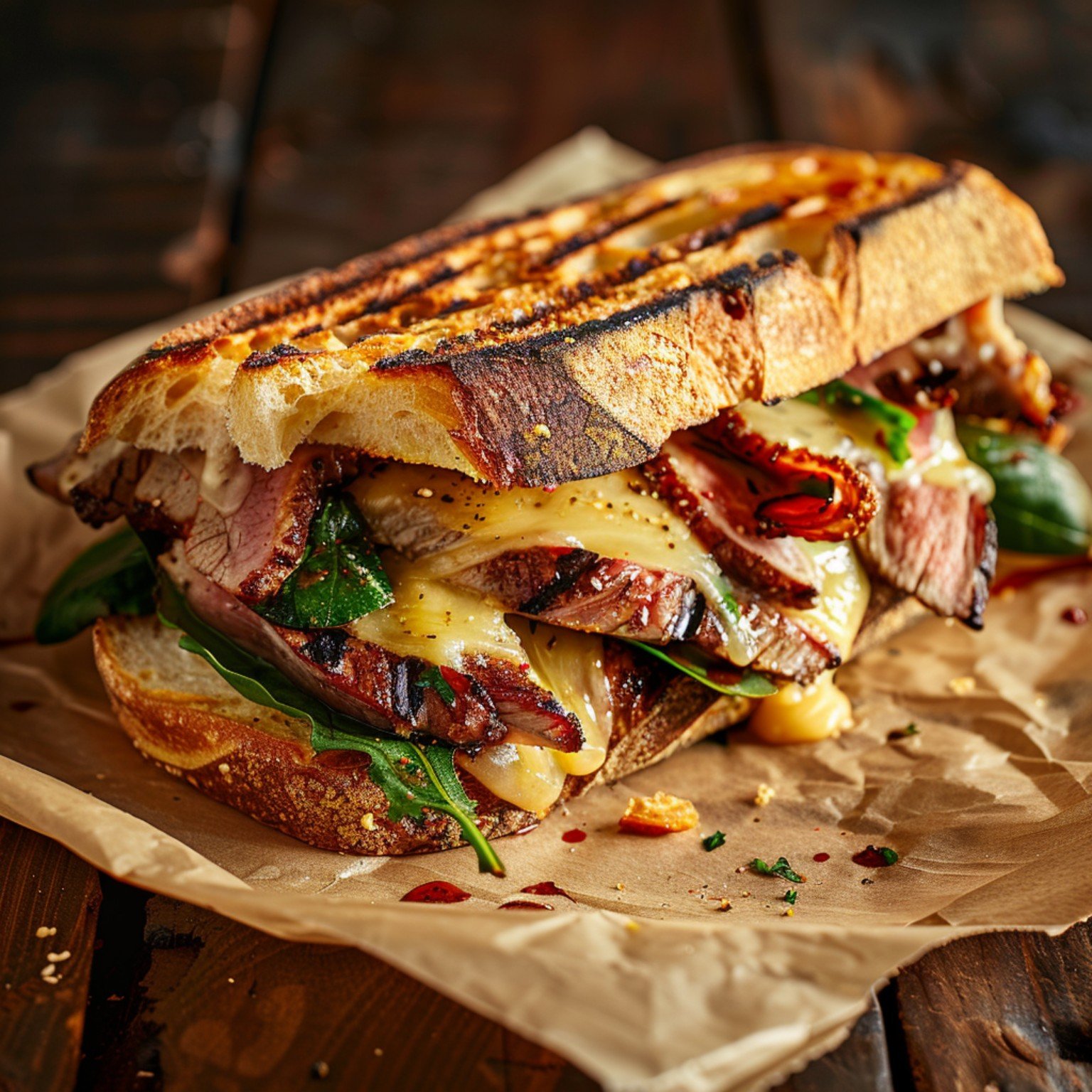 Sandwich artisanal gourmand
