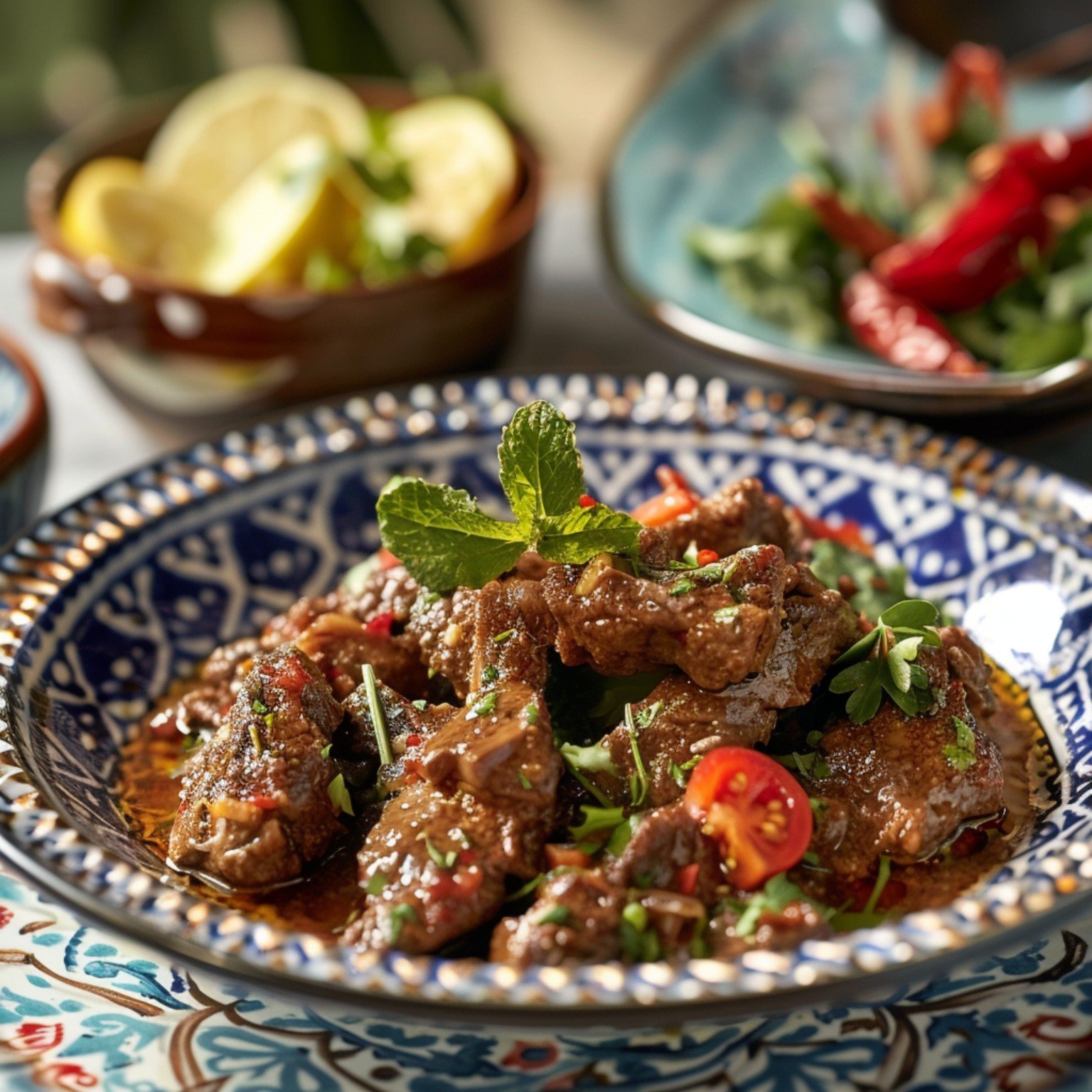 Visuel culinaire marocain premium