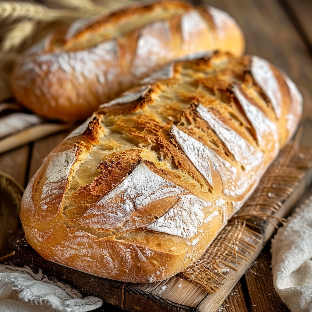 Pain artisanal croustillant
